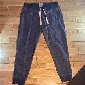 Burton Dark Blue Joggers with White Drawstring